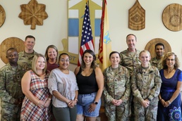 21st TSC spouse sponsors pay it forward and gain volunteer work experience