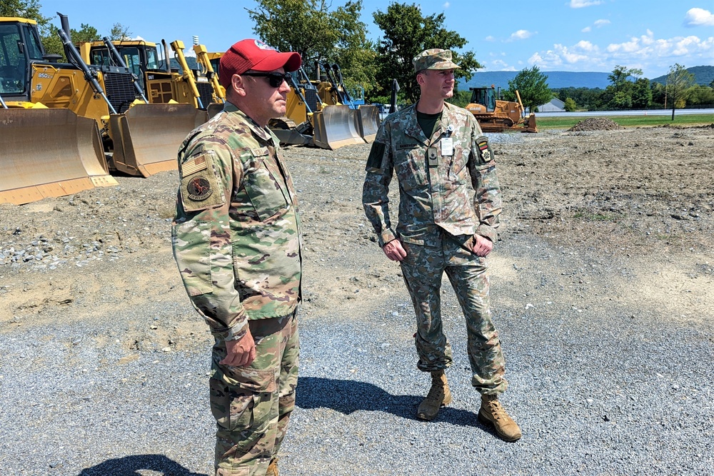 Lithuanian liaison meets with Pa. Air Guard engineers