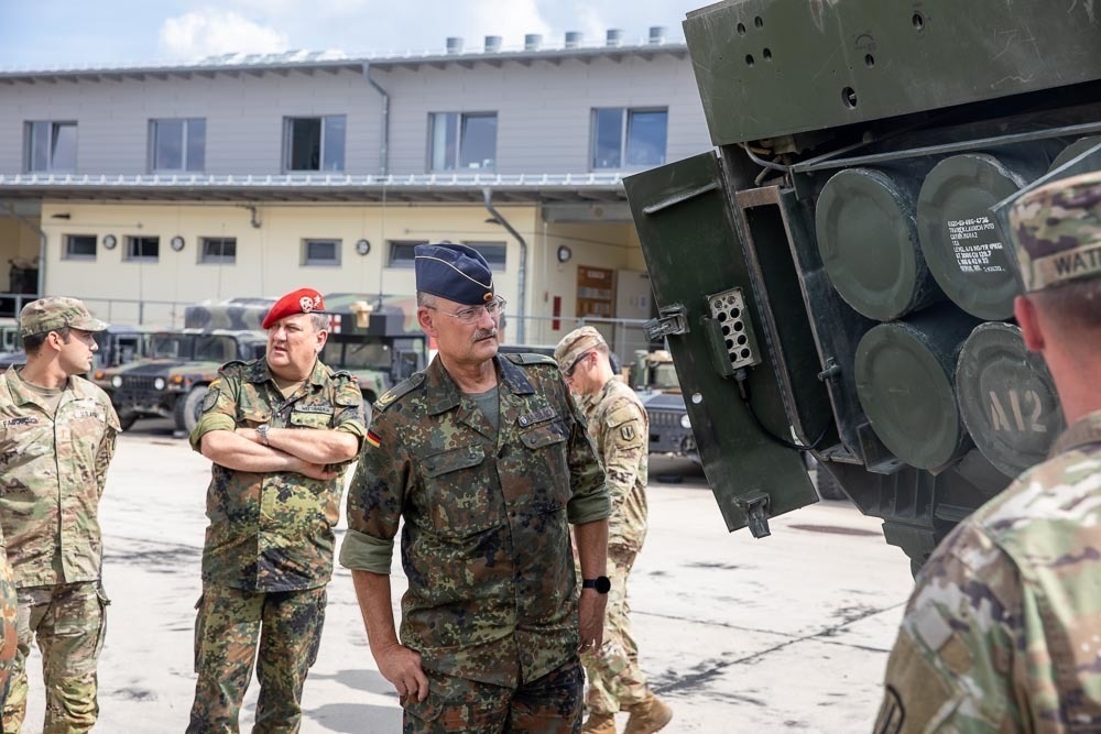 Landeskommando Bayern visit Grafenwoehr Training Area