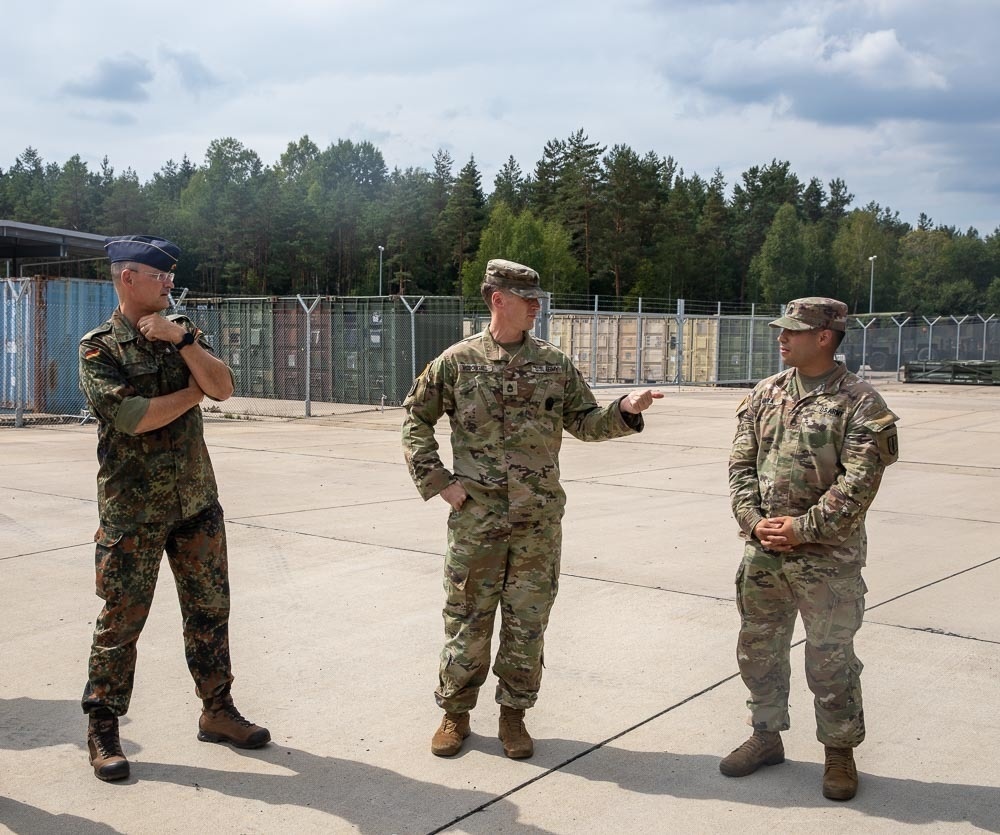 Landeskommando Bayern visit Grafenwoehr Training Area