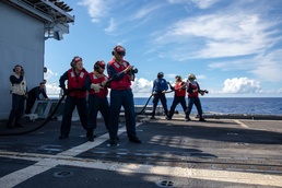 USS Leyte Gulf (CG 55) On Scheduled Deployment