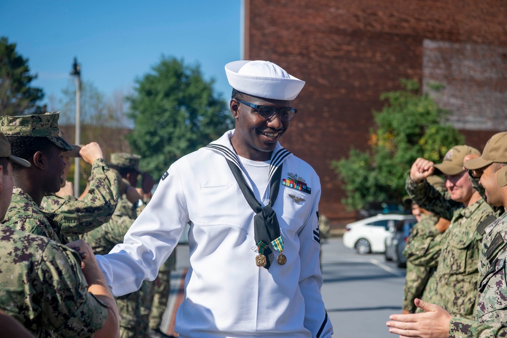 USS Constitution Sailor bids farewell