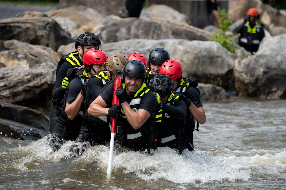 Swiftwater Rescue Swimmer Training