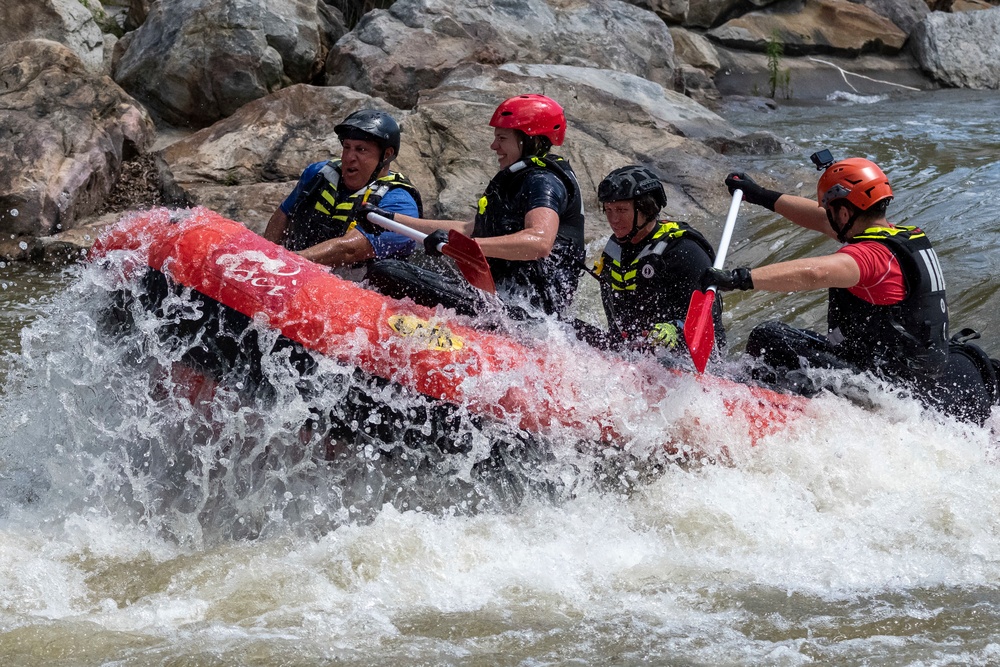 Swiftwater Rescue Swimmer Training