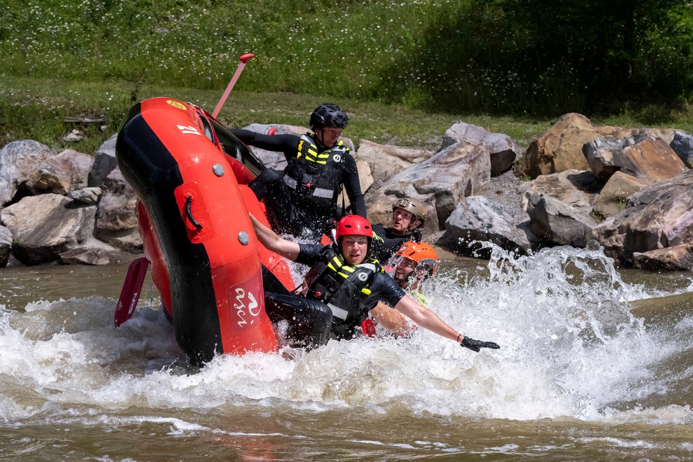 Swiftwater Rescue Swimmer Training