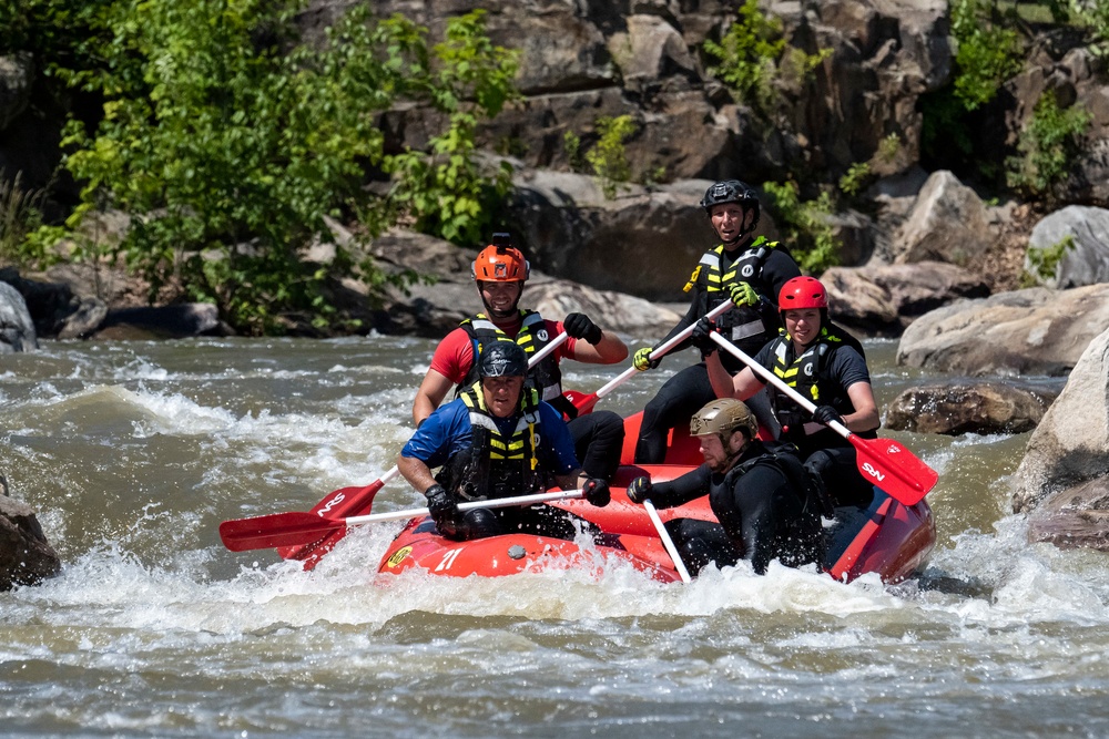 Swiftwater Rescue Swimmer Training