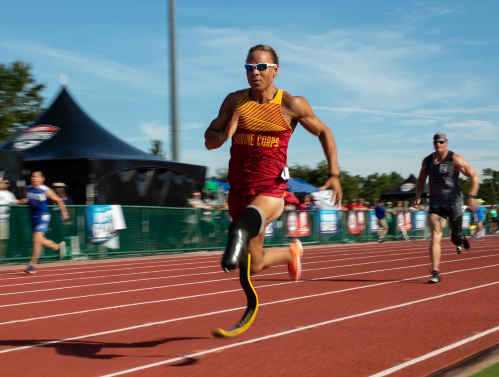 2022 DOD Warrior Games Team Marine Corps - Track