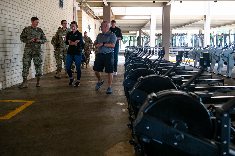 Special Warfare Training Wing discuss human performance integration with Spurs staff