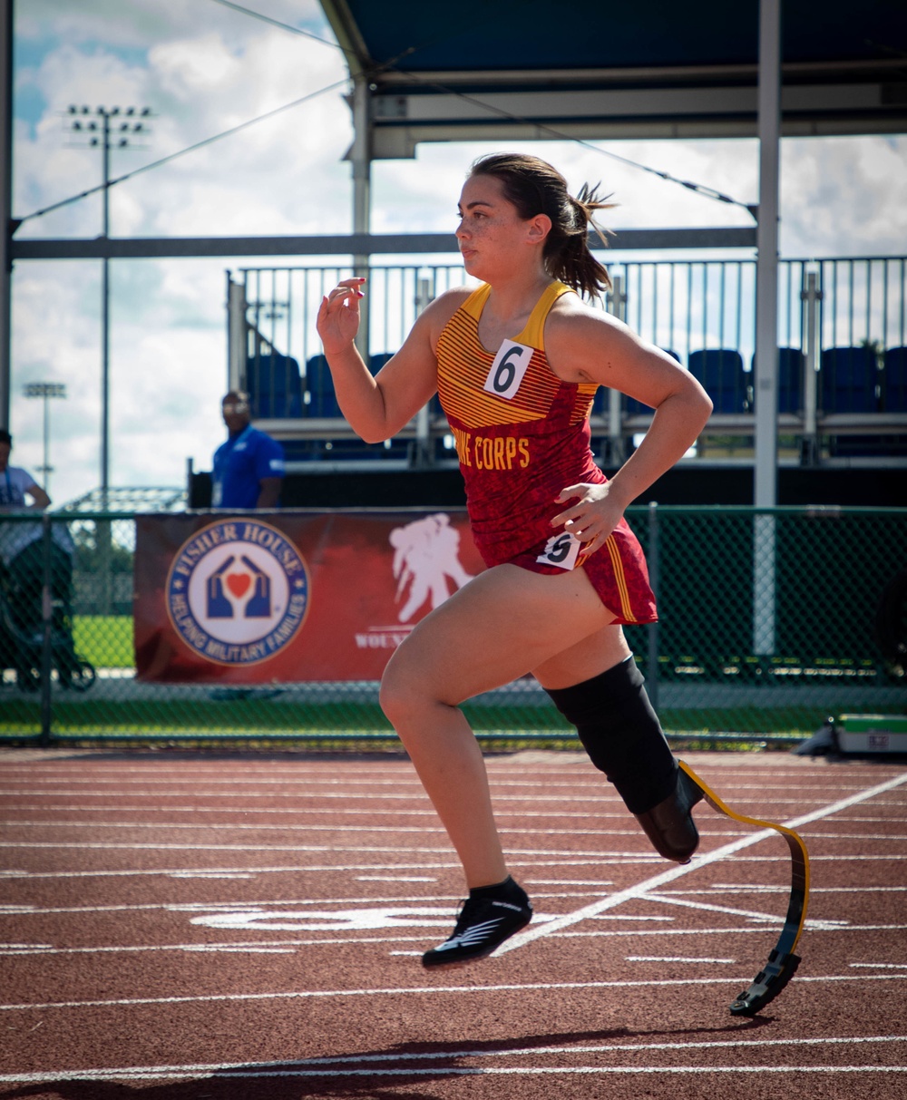 2022 DOD Warrior Games Team Marine Corps - Track