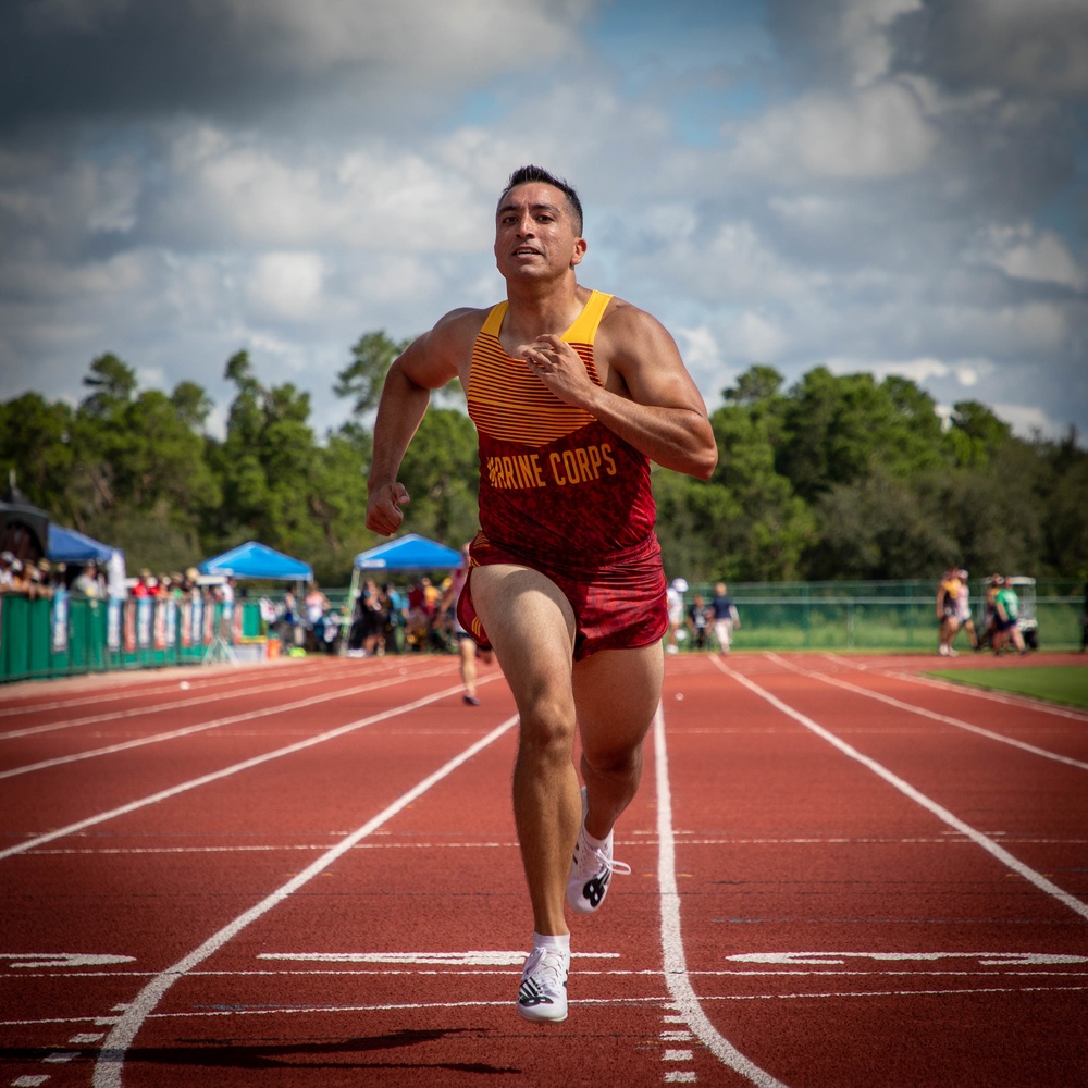 2022 DOD Warrior Games Team Marine Corps - Track