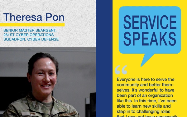 Service Speaks: SMSgt Pon