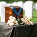 Military Funeral Honors with Funeral Escort are Conducted for Medal of Honor Recipient U.S. Marine Corps Sgt. Maj. John Canley in Section 60