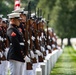 Military Funeral Honors with Funeral Escort are Conducted for Medal of Honor Recipient U.S. Marine Corps Sgt. Maj. John Canley in Section 60