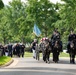 Military Funeral Honors with Funeral Escort are Conducted for Medal of Honor Recipient U.S. Marine Corps Sgt. Maj. John Canley in Section 60