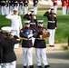 Military Funeral Honors with Funeral Escort are Conducted for Medal of Honor Recipient U.S. Marine Corps Sgt. Maj. John Canley in Section 60