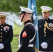 Military Funeral Honors with Funeral Escort are Conducted for Medal of Honor Recipient U.S. Marine Corps Sgt. Maj. John Canley in Section 60