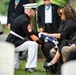 Military Funeral Honors with Funeral Escort are Conducted for Medal of Honor Recipient U.S. Marine Corps Sgt. Maj. John Canley in Section 60