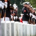 Military Funeral Honors with Funeral Escort are Conducted for Medal of Honor Recipient U.S. Marine Corps Sgt. Maj. John Canley in Section 60