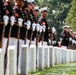 Military Funeral Honors with Funeral Escort are Conducted for Medal of Honor Recipient U.S. Marine Corps Sgt. Maj. John Canley in Section 60