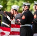 Military Funeral Honors with Funeral Escort are Conducted for Medal of Honor Recipient U.S. Marine Corps Sgt. Maj. John Canley in Section 60