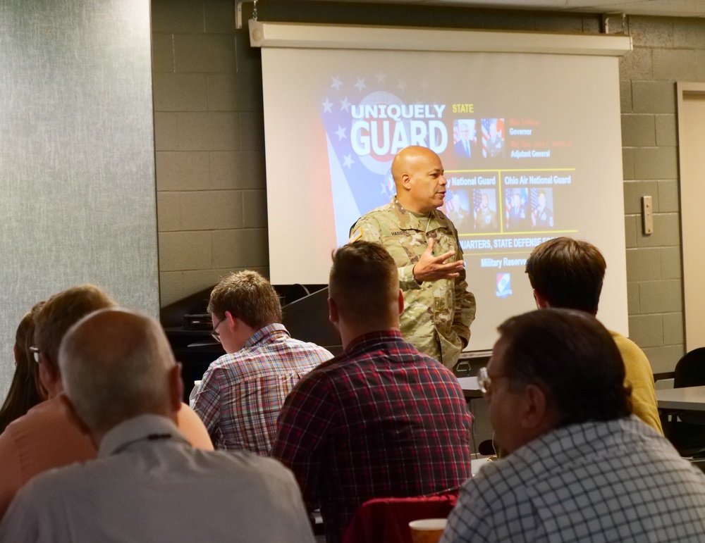 Ohio state legislators participate in orientation flight, tour