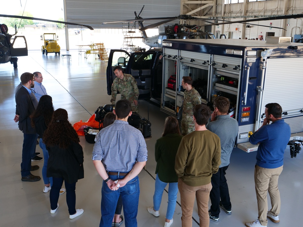 Ohio state legislators participate in orientation flight, tour