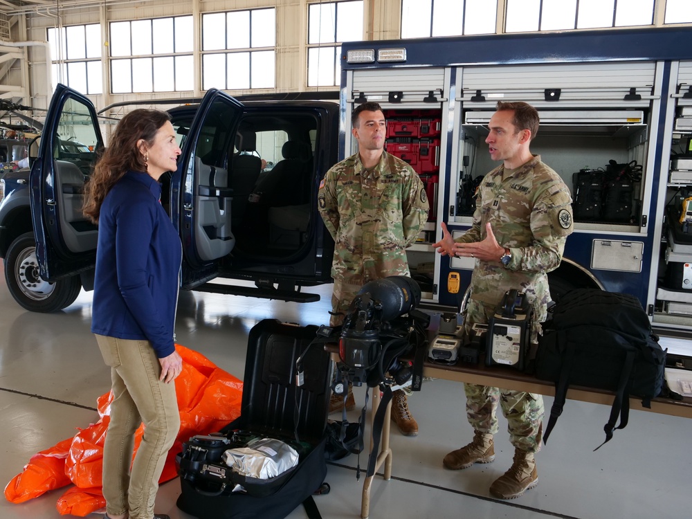 Ohio state legislators participate in orientation flight, tour