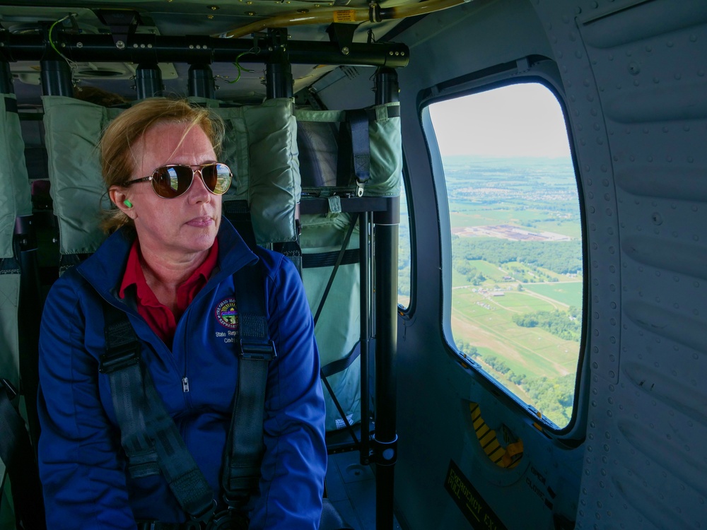 Ohio state legislators participate in orientation flight, tour