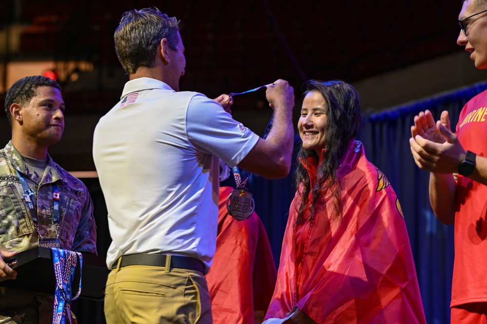 2022 DOD Warrior Games Team Marine Corps - Field Medal Ceremony