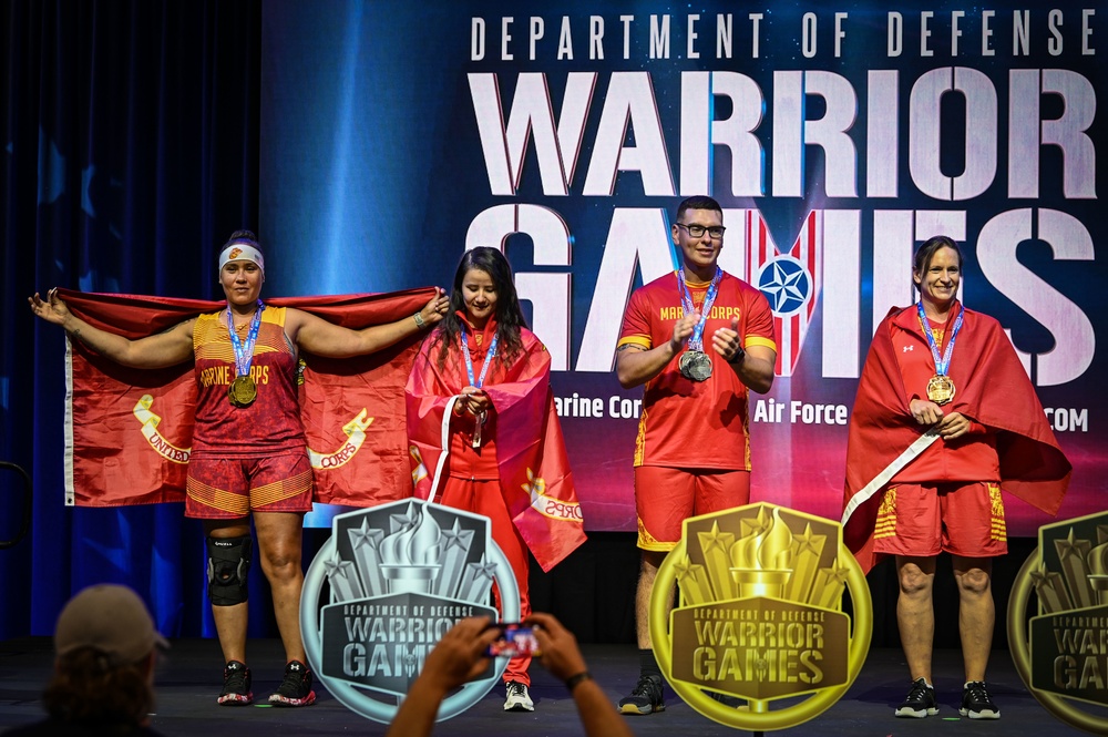 2022 DOD Warrior Games Team Marine Corps - Field Medal Ceremony