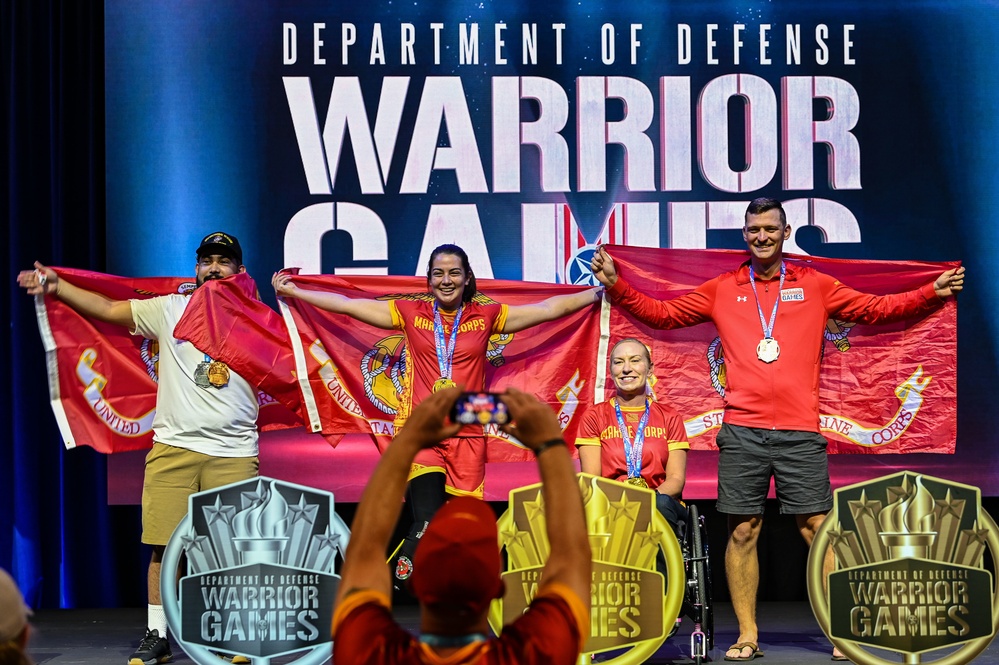 2022 DOD Warrior Games Team Marine Corps - Field Medal Ceremony