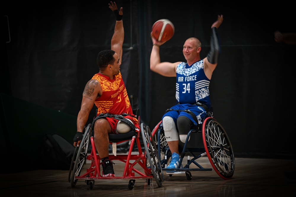 2022 DOD Warrior Games Team Marine Corps - Wheelcair Basketball