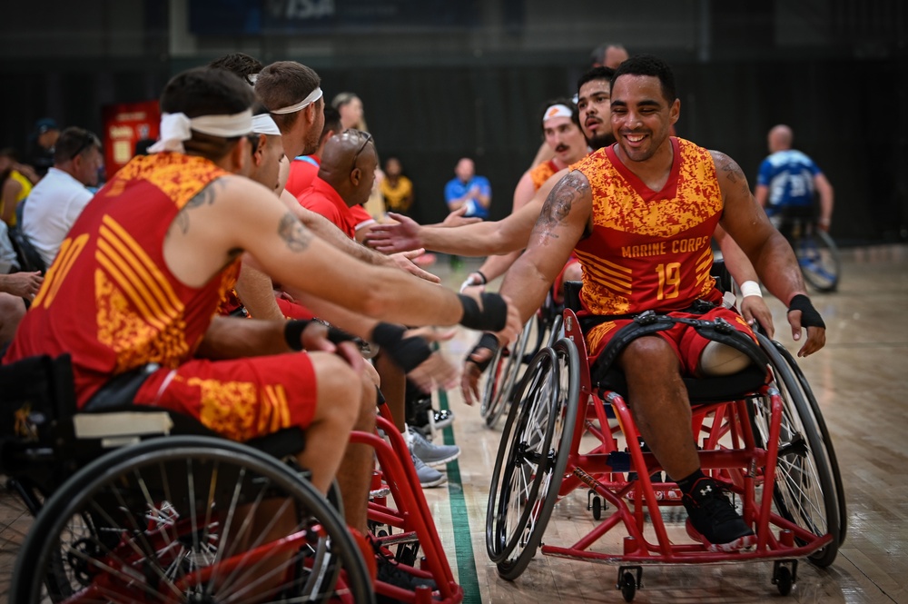 2022 DOD Warrior Games Team Marine Corps - Wheelchair Basketball