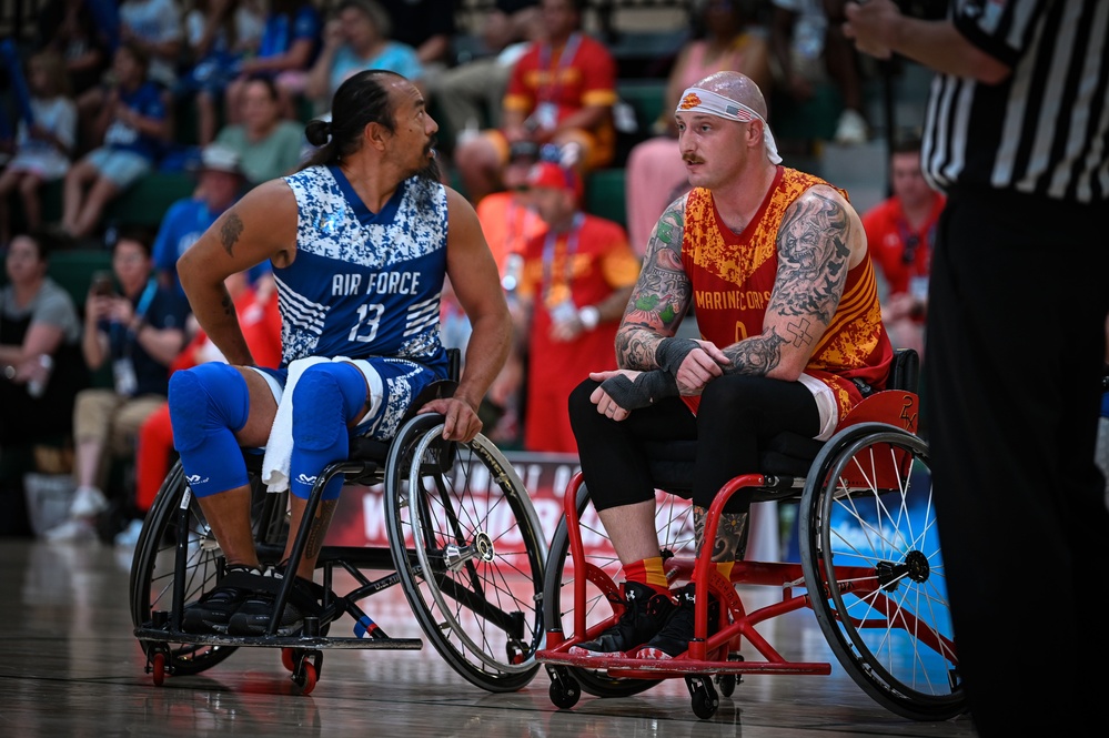 2022 DOD Warrior Games Team Marine Corps - Wheelchair Basketball