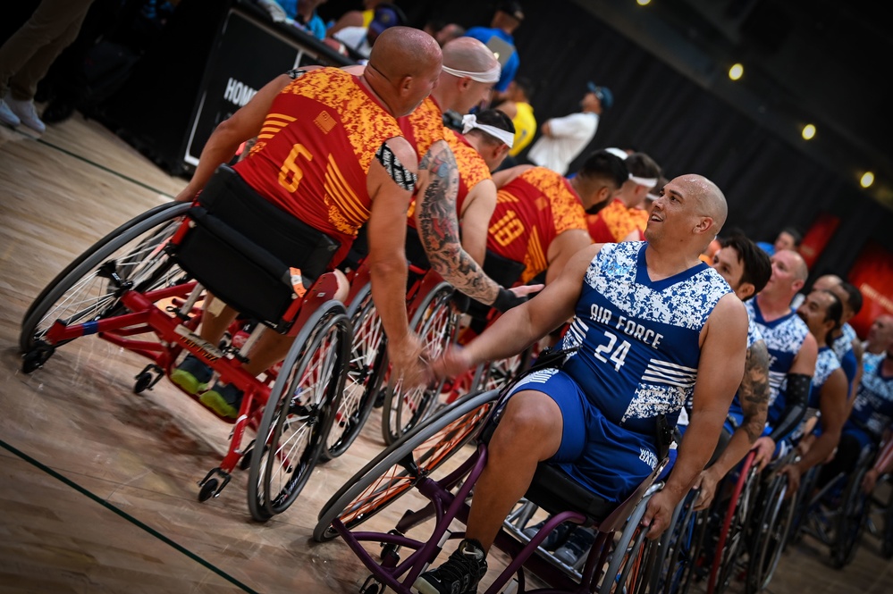 2022 DOD Warrior Games Team Marine Corps - Wheelchair Basketball