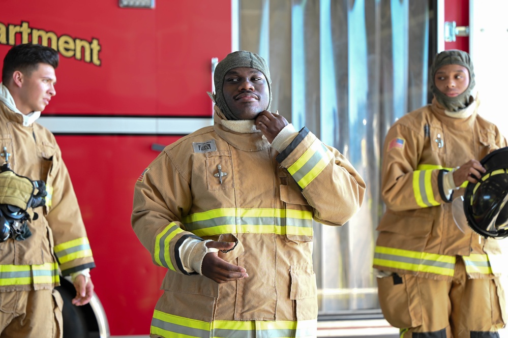 Joint interoperability: 908 CES firefighters train for new MH-139A Grey Wolf helicopter mission at Fort Benning