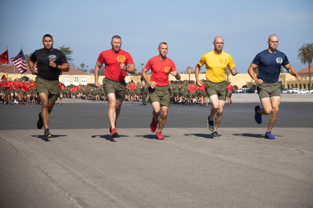 DVIDS - Images - Alpha Company Motivational Run [Image 2 of 8]