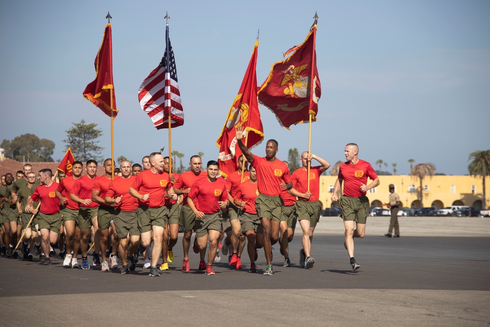 Alpha Company Motivational Run