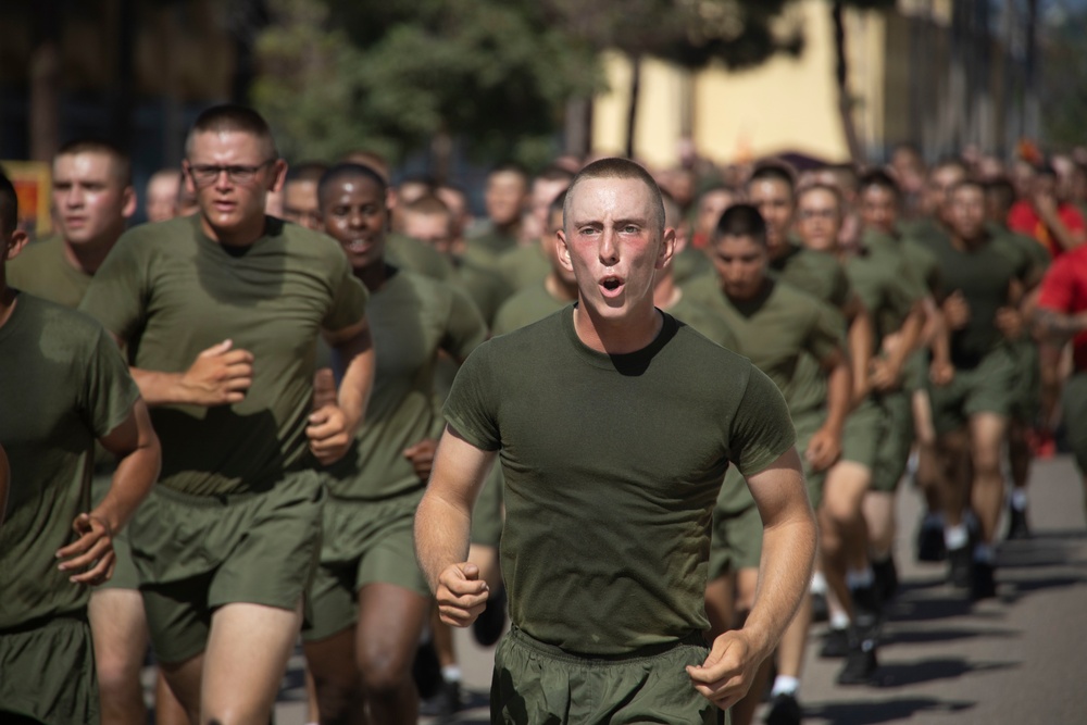 Alpha Company Motivational Run