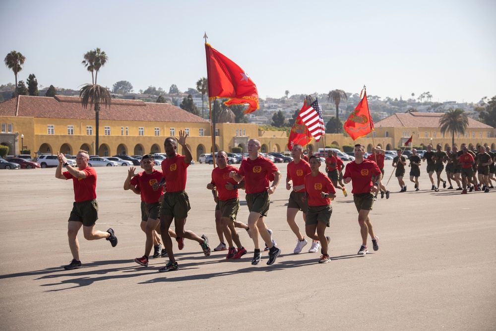 Alpha Company Motivational Run