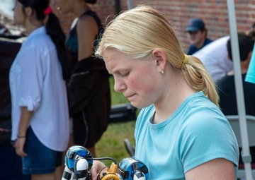High school students spend summer learning robotics through NUWC Division Newport educational programs