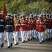 Barracks Marines paid their final respects to Sgt. Maj. John L. Canley during a full honors funeral at Arlington National Cemetery