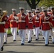 Barracks Marines paid their final respects to Sgt. Maj. John L. Canley during a full honors funeral at Arlington National Cemetary