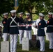 Barracks Marines paid their final respects to Sgt. Maj. John L. Canley during a full honors funeral at Arlington National Cemetary