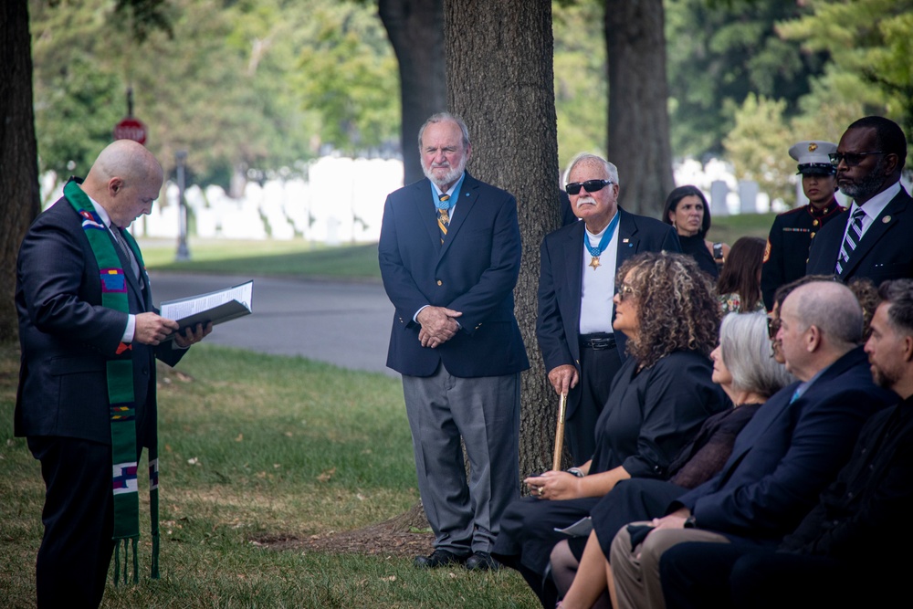 Barracks Marines paid their final respects to Sgt. Maj. John L. Canley during a full honors funeral at Arlington National Cemetary