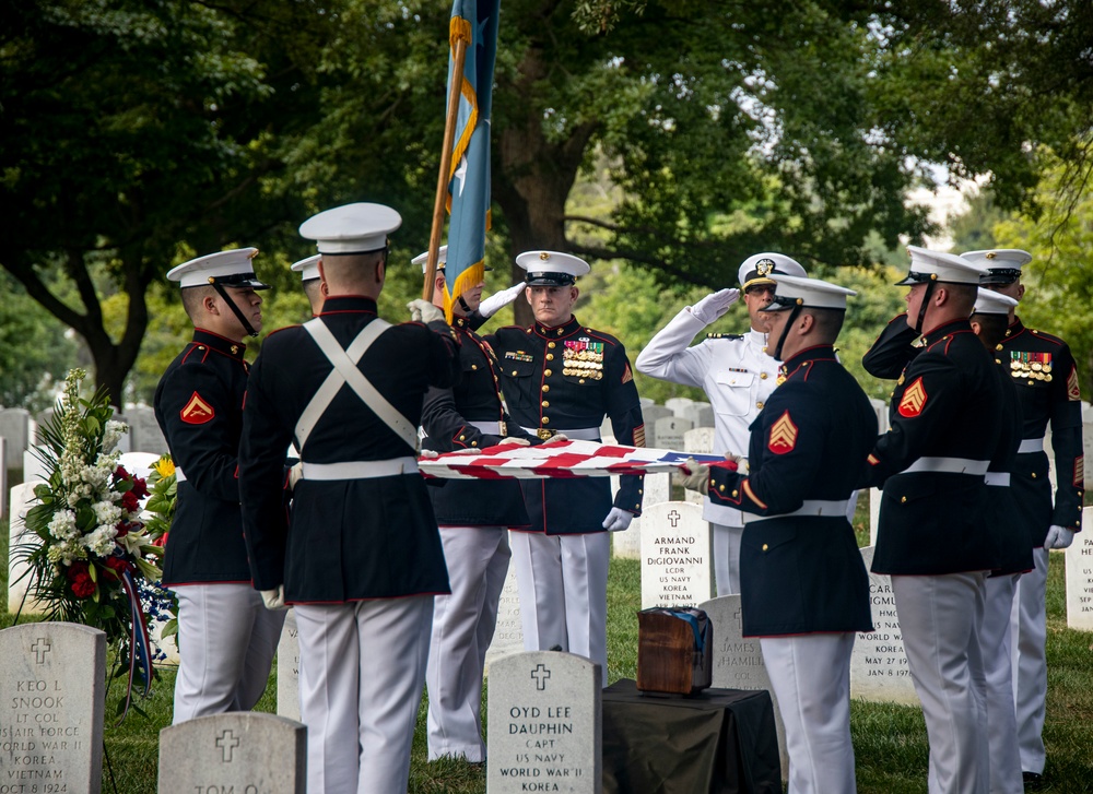 Earlier today, Barracks Marines paid their final respects to Sgt. Maj. John L. Canley during a full honors funeral at Arlington National Cemetery