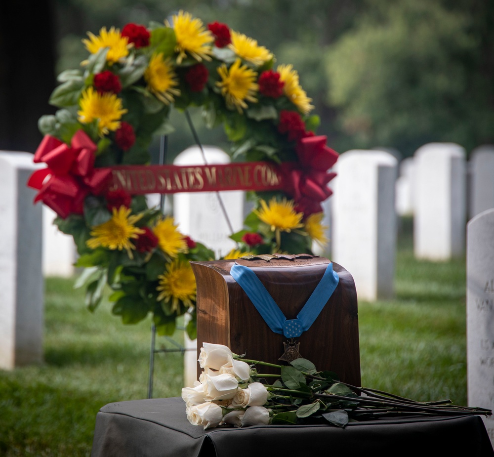 Earlier today, Barracks Marines paid their final respects to Sgt. Maj. John L. Canley during a full honors funeral at Arlington National Cemetery