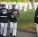 Earlier today, Barracks Marines paid their final respects to Sgt. Maj. John L. Canley during a full honors funeral at Arlington National Cemetery