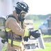 908 CES firefighters conduct annually required structure fire training