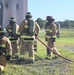 908 CES firefighters conduct annually required structure fire training